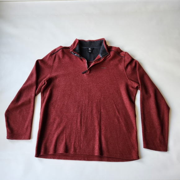 Calvin Klein Other - Mens Calvin Klein Red Knit Sweater Pullover